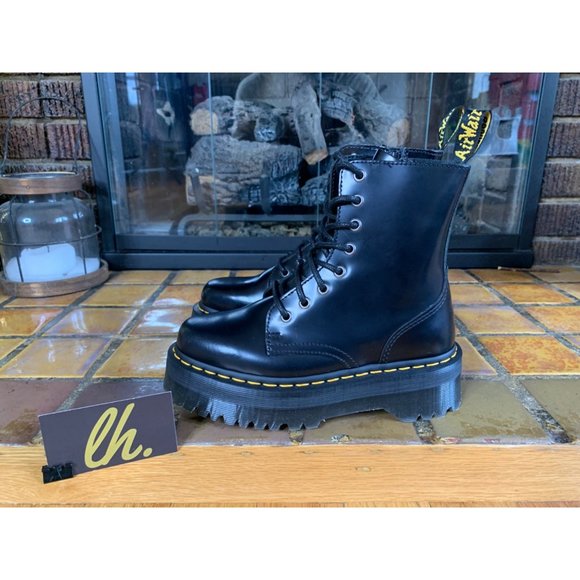 Dr. Martens Other - Size 5M/EUR 37 Dr Martens “Jadon Hi” Polished Smooth Leather Platform Boots